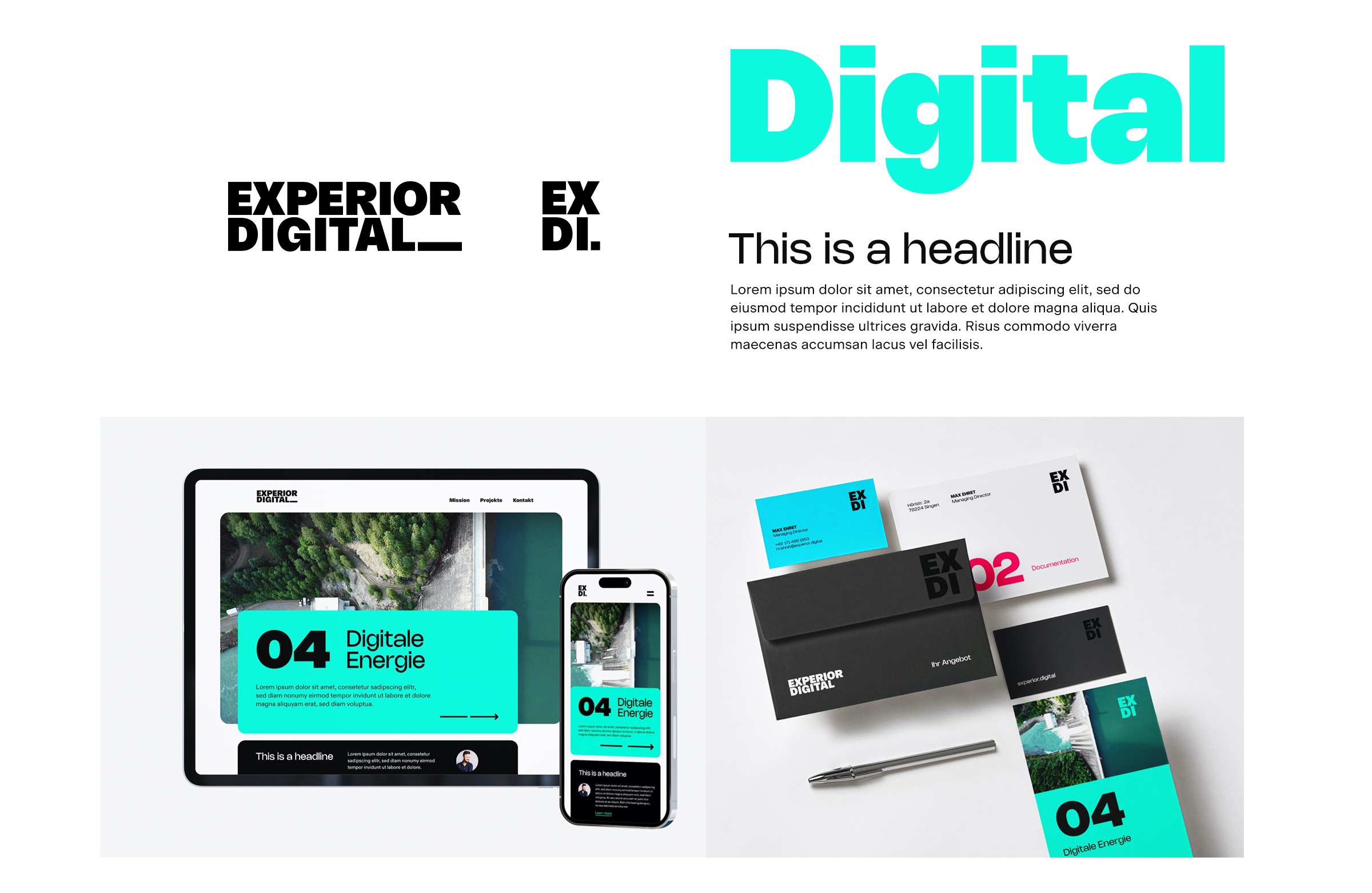 Experior Digital: alternative Designrichtung