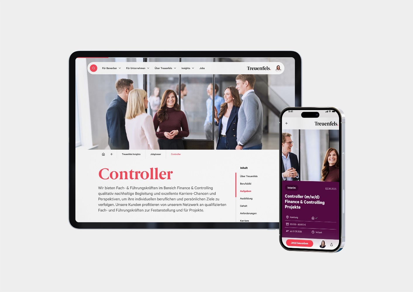 Treuenfels: Informationsarchitektur und UX-Konzept