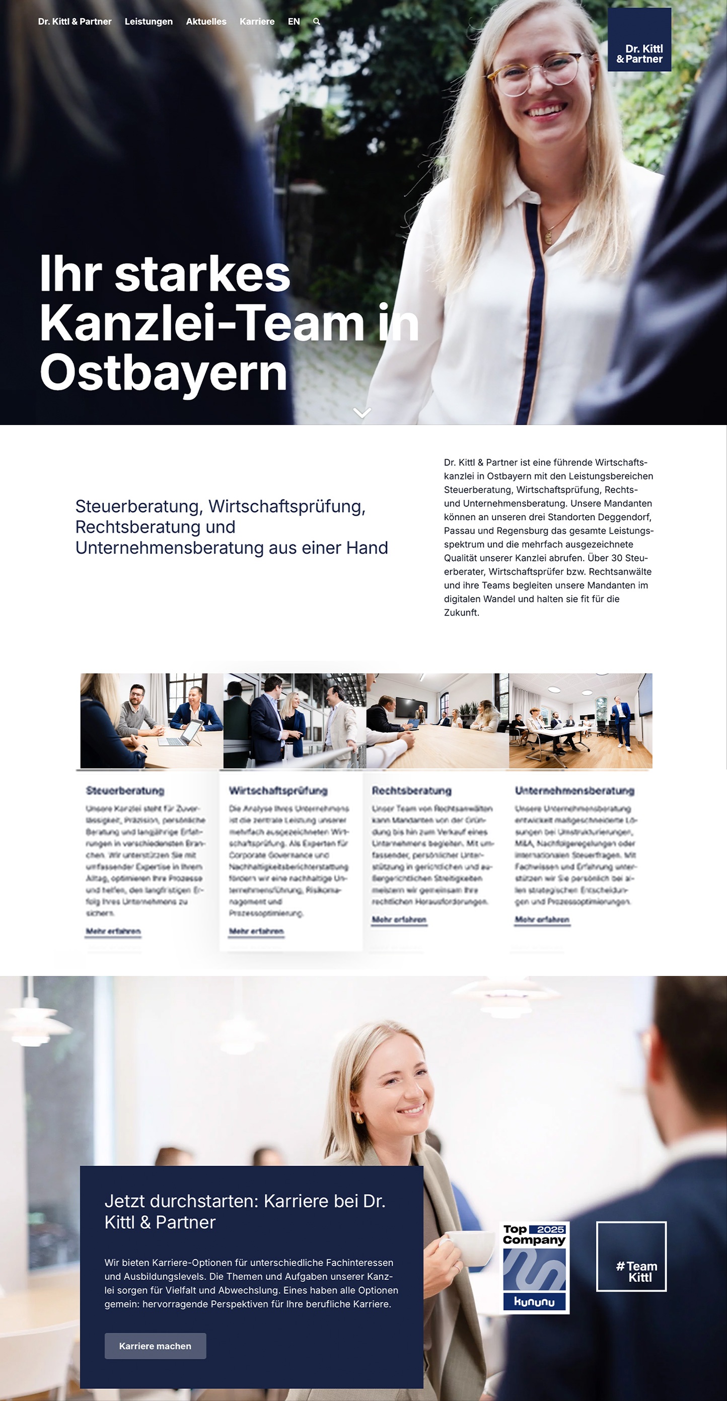 Dr. Kittl & Partner Website