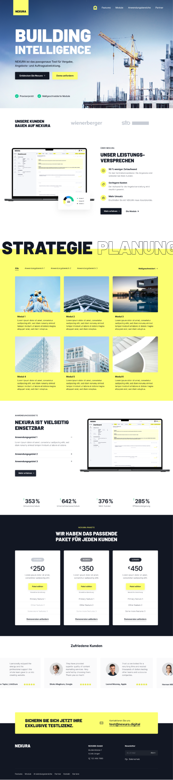 Nexura: digitaler Markenauftritt